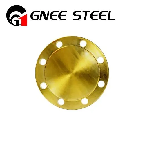 Flangia cieca in rame e nichel